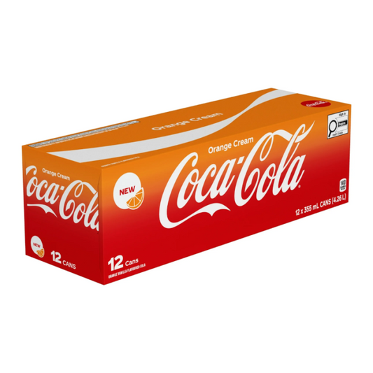 Coca-Cola Orange Cream - 12oz (355ml) 12-Pack